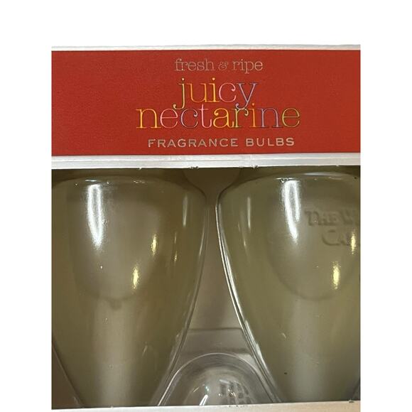 The White Barn Candle Co Wallflowers Juicy Nectarine Fragrance Bulbs 2 Pk B&BW - Picture 2 of 4